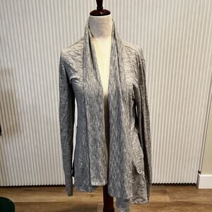 ATHLETA Women's Pranayama Restore Wrap Size XS In Grey Heather